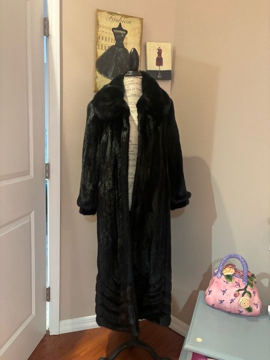 Valentino Jackets & Blazers - Valentino full length black fur